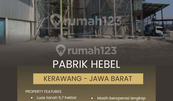 Pabrik Hebel 5,7 Hektar Karawang, Jawa Barat Pabrik Hebel 5,7 Hektar Karawang, Jawa Barat