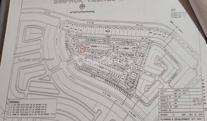 Dijual Kavling Siap Bangun Taman Simpruk Village 3, Lippo Cikarang 1