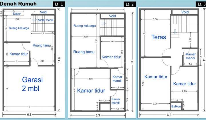 Dijual Rumah Baru Bebas Banjir di Tanjung Duren Selatan, Jakarta Barat 2