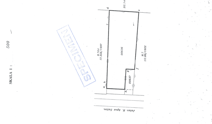 Dijual Kavling Jl. Agus Salim, Menteng, Jakarta Pusat 1