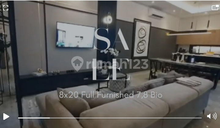 Luxury Residence for Sale in Alam Sutera, Tangerang. Fully Furnished.