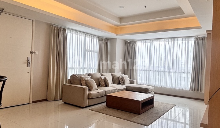 Apartemen 1 Park Residences 3 Kamar Tidur Furnished Bagus 1