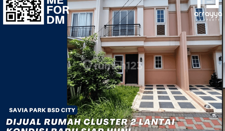 Dijual Rumah Cantik Cluster Savia Park Bsd Lingkungan Nyaman Aman 1