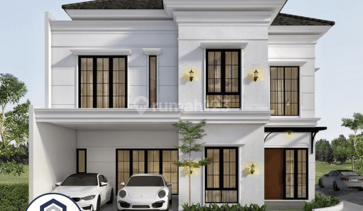 Dijual Rumah Model Fasad Modern Classic Nusa Loka Bsd 2