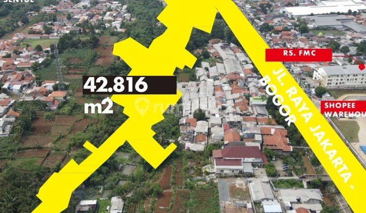 Tanah Luas di Pinggir Jalan Raya Bogor 2