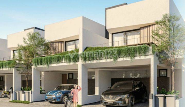 Rumah Modern Dengan Balkon Lega Di Pamulang 2