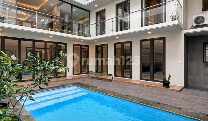 Newly Renovated Tropical House in Exclusive Area Within a Complex in Kuningan, South Jakarta