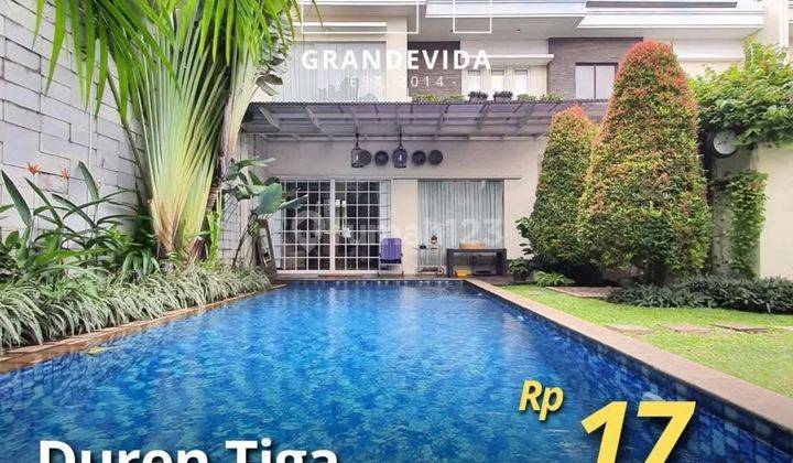 Rumah Mewah Asri Swimming Pool Duren Tiga 1