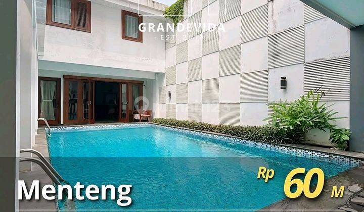 Rumah Asri Menteng Dgn Swimmingpool 1