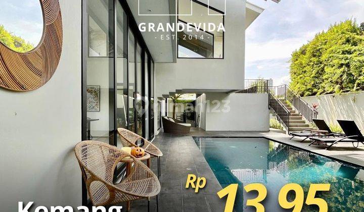 Rumah Modern Tropis Engna Swimming Pooldi Kemang 1