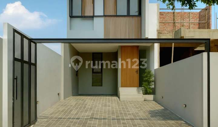 Brand New House Under Construction Modern Minimalist Design in Pejaten