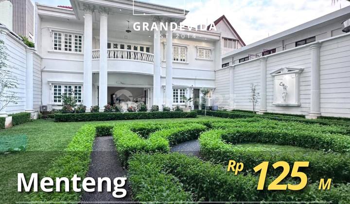 Luxurious Modern Classic in Prime Area, Wide Road, Spacious Land, Well-Maintained Building in Menteng