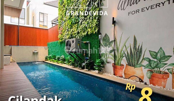 Rumah Baru Modern Cilandak Dalam Cluster  Dengan Swimpool 1