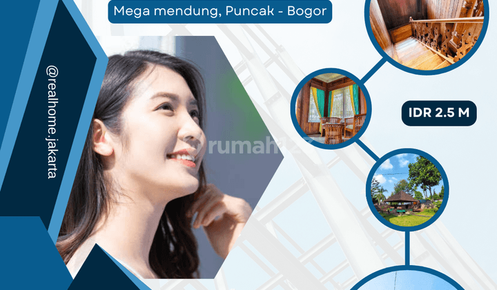 Vila Siap Huni SHM Strategis Cantik Cisarua Mega Mendung 1