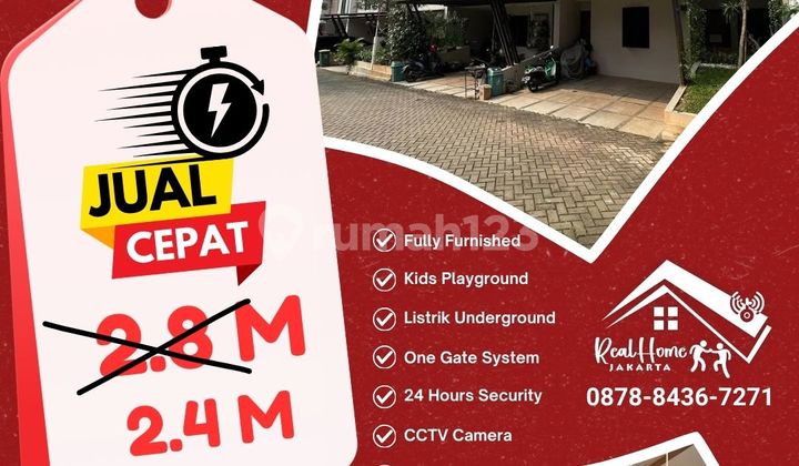Rumah Murah Fully Furnished Jagakarsa Dekat Tol Strategis