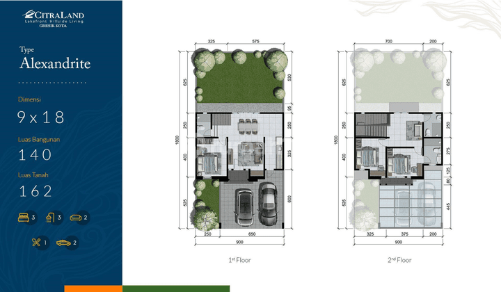 Rumah Baru Type Alexandrite di Citraland Gresik Kota Kebomas  2