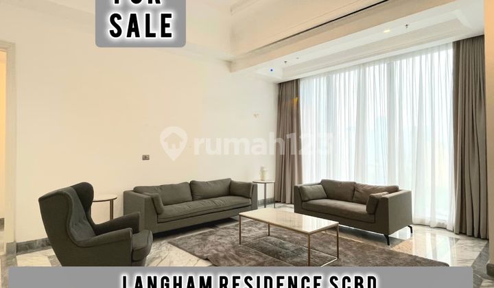 Sell Fast Langham Residence Apartment at SCBD 3+1BR 351sqm Good