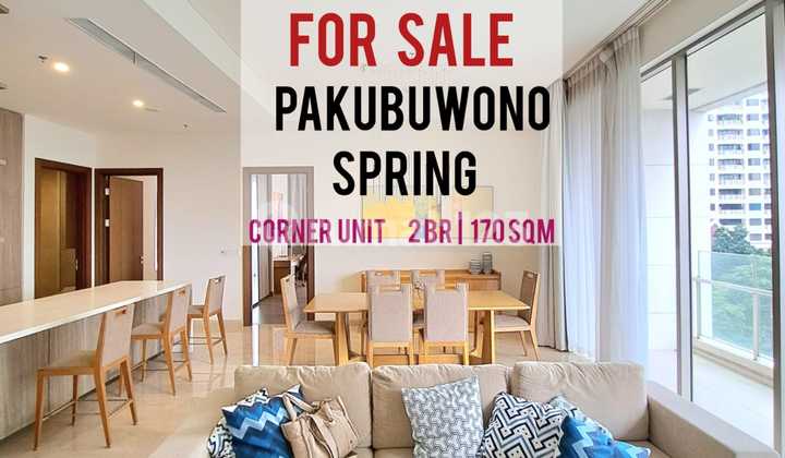 Jual Cepat Apartemen Pakubuwono Spring, 2BR 170sqm, Bagus & Ready