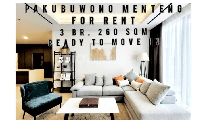 Pakubuwono Menteng, 3 Br, 260 sqm, Ready To Move in, Nice Furniture and Elegance Interior - Yani Lim 08174969303 1