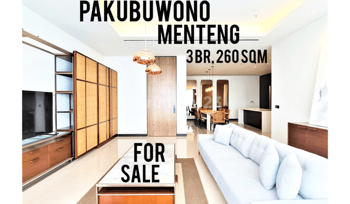 Pakubuwono Menteng For Rent, Brand New, Furnished 3 Br, 260 Sqm, Only Usd 4.500, Direct Owner Yani Lim 08174969303 1