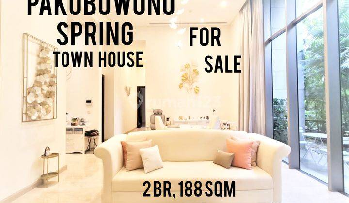 Pakubuwono Spring Town House Apartemen Dijual, 2 Br, 188 Sqm,  1