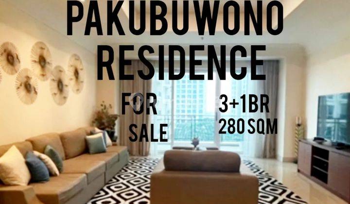 Apartement Pakubowono Residence Dijual, Bagus Dan Furnished, 3+1 Br, 280 Sqm, Direct Owner Yani Lim 08174969303 1