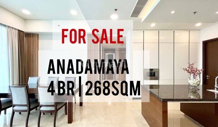 Jual Apartemen Anandamaya Residence 4 BR 268 Sqm Furnished, Unblocked View Also Avail Other Units Size, Direct Owner, Yani Lim 08174969303 1