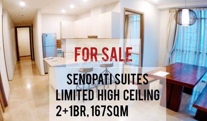 Termurah Jual Apartement Senopati Suites At Scbd, Limited High Ceiling Unit, 2+1br, 167sqm, Direct Owner, Yani Lim 08174969303 1