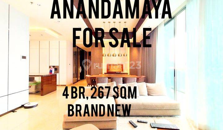 Di Bawah Harga Pasar Jual Apartemen Anandamaya Residence 4 BR 268 Sqm Furnished, Unblocked City View, Ready To Move In, Direct Owner Yani Lim 08174969303 1