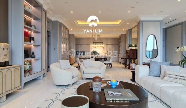 ruang tamu jual cepat apartemen st.regis jakarta