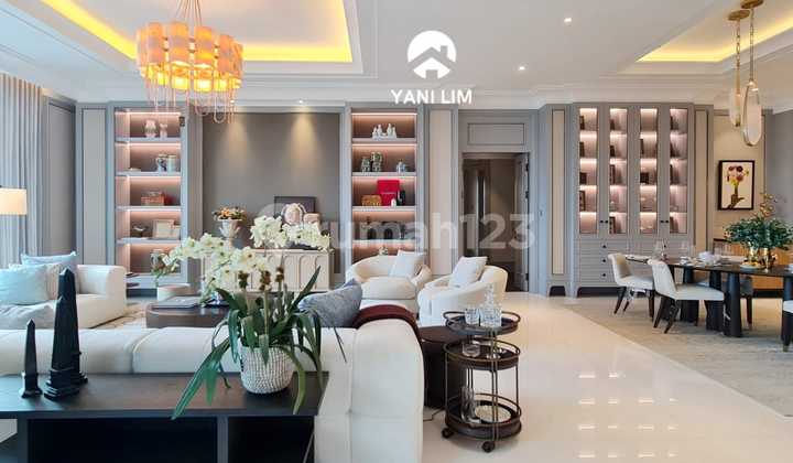 ruang tamu jual cepat apartemen st.regis jakarta