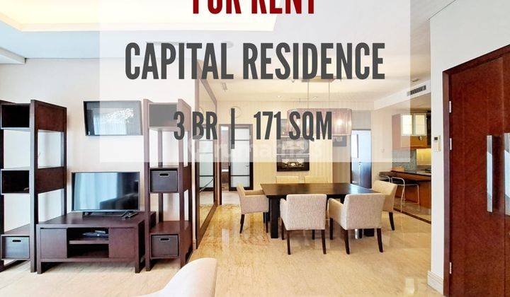 Apartemen Capital Residence At SCBD Disewa, 3Br, 170sqm, Furnished and Ready To Move In, Direct Owner, Yani Lim 08174969303 1