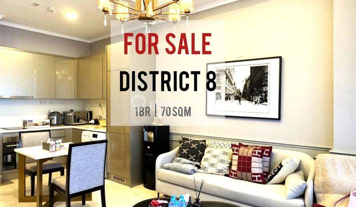 Jual District 8 Apartement, 1br, 70 Sqm, Bagus, Furnished 1