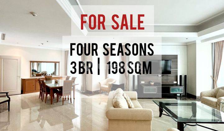 Jual Apartemen Four Seasons Termurah, Furnished, 3BR, 198sqm 1