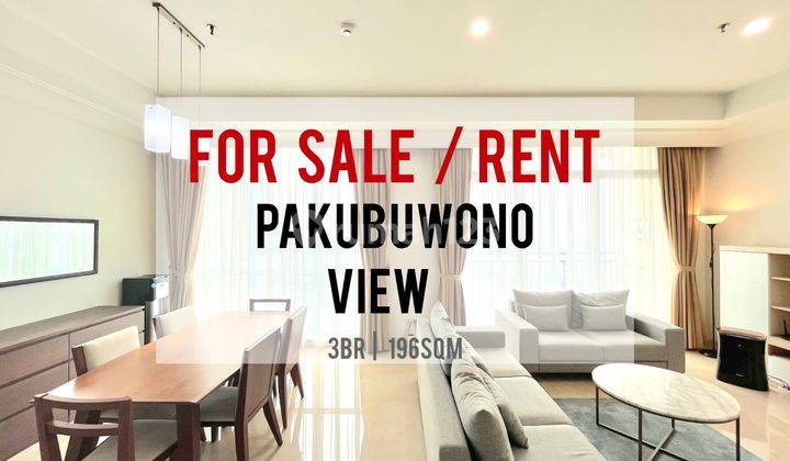 Sewa Jual Cepat Pakubuwono View, 3BR, 196sqm, Furnished, Ready 1