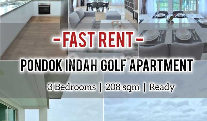 Disewakan Apartemen Pondok Indah Golf, Furnished Ready To Move In