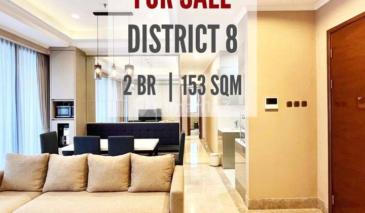 Apartemen District 8 At Scbd Termurah 2BR, 153sqm, Dijual, Fully Furnished, High Floor, City View, Private Lift, Direct Owner, Yani Lim 08174969303 1