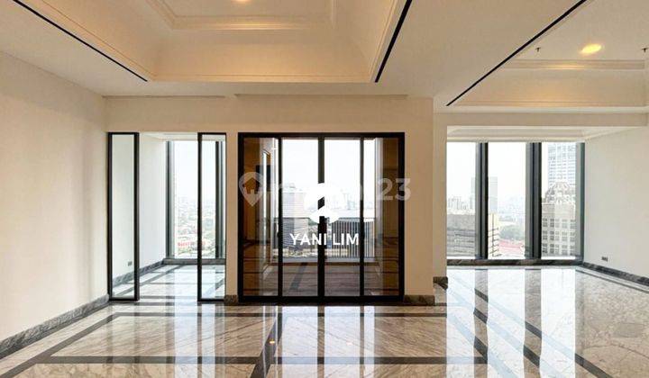 ruang tamu jual cepat apartemen langham residence