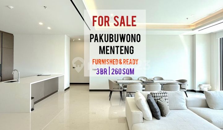 Quick Sale Pakubuwono Menteng Apartment 3 BR 260sqm, Furnished
