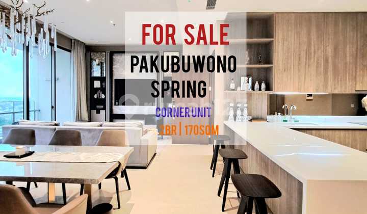 Jual Cepat Pakubuwono Spring Apartemen, Corner Layout & Pool View