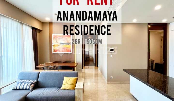 Sewa Cepat Apartement Anandamaya Residence 2BR 150sqm Furnished  1