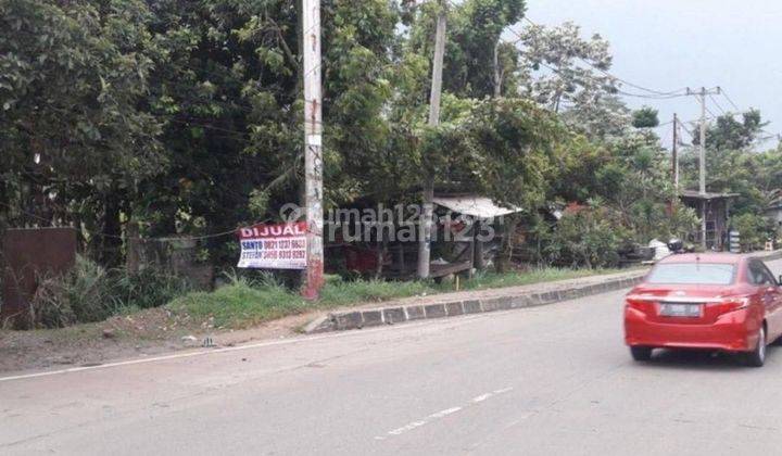 tanah murah pinggir jalan raya sebrang terminal bubulak 2