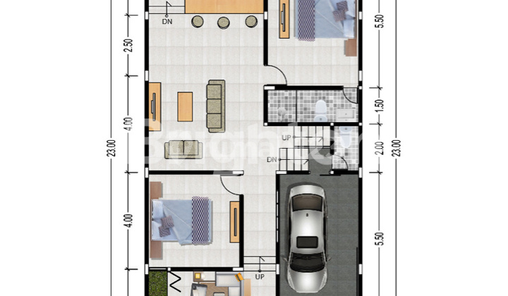 Rumah 2 lantai minimalis baru gress mulyosari Tengah Surabaya Timur 2