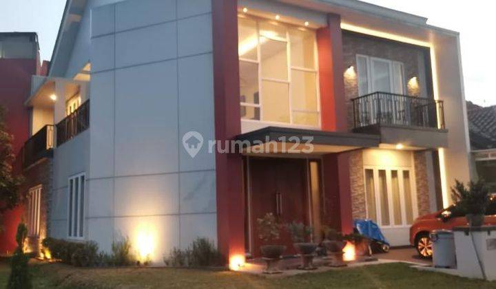 Rumah mewah baru dibangun dari kavling dialam sutera  1