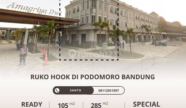 HOOK READY STOCK! RUKO MEWAH DI PODOMORO BUAHBATU BANDUNG 1