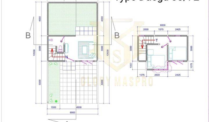 Rumah 2 Lantai Harga 1 Lantai Di Sidoarjo Kota  2