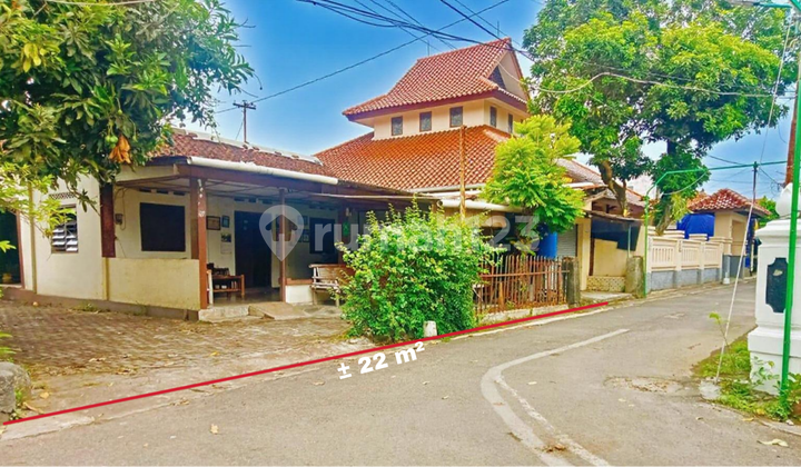 Tanah Bonus Bangunan Lama Tengah Kota Yogya Di Mantrijeron Luas