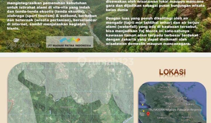 Lahan 260 Hectare Dengan Konsep Pembangunan Kota di Pabuaran, Sukabumi 2