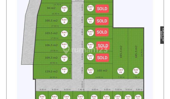 Jual Tanah Kavling Dlm Cluster Dekat Jalan Ciater Raya Serpong Bsd. 2