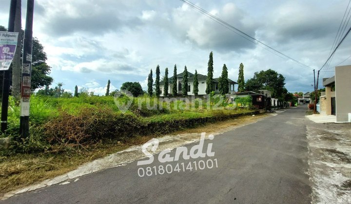 Vacant Land by Asphalt Road Maguwoharjo Purwomartani near Unriyo Campus, Sanata Dharma Campus